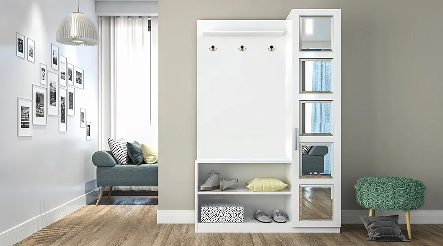 Cemre Country Camlı Portmanto