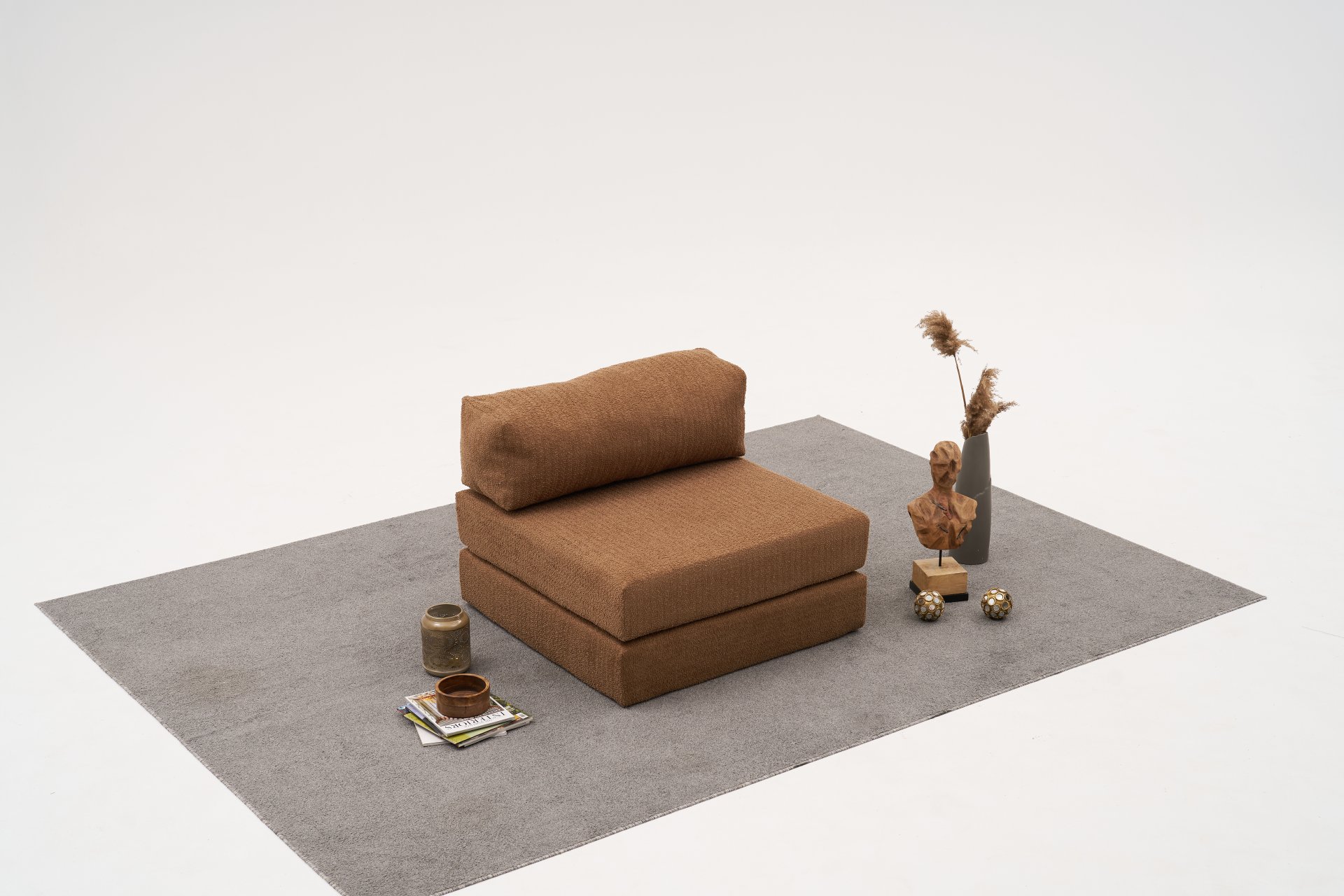 Comfort Serisi Yataklı Tekli Modül Kahve