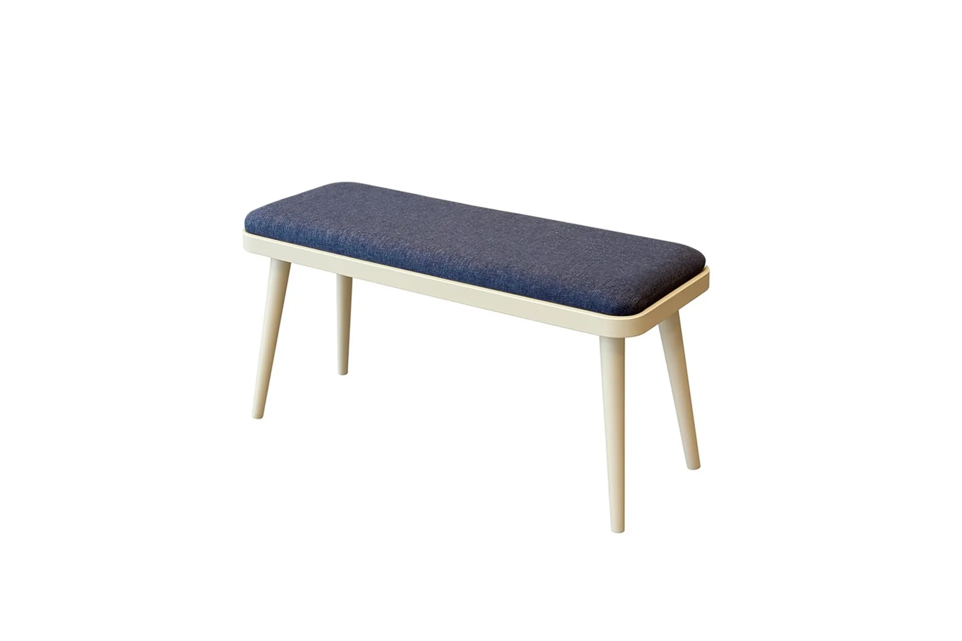 MİORA MİNİ BENCH KREM LACİVERT