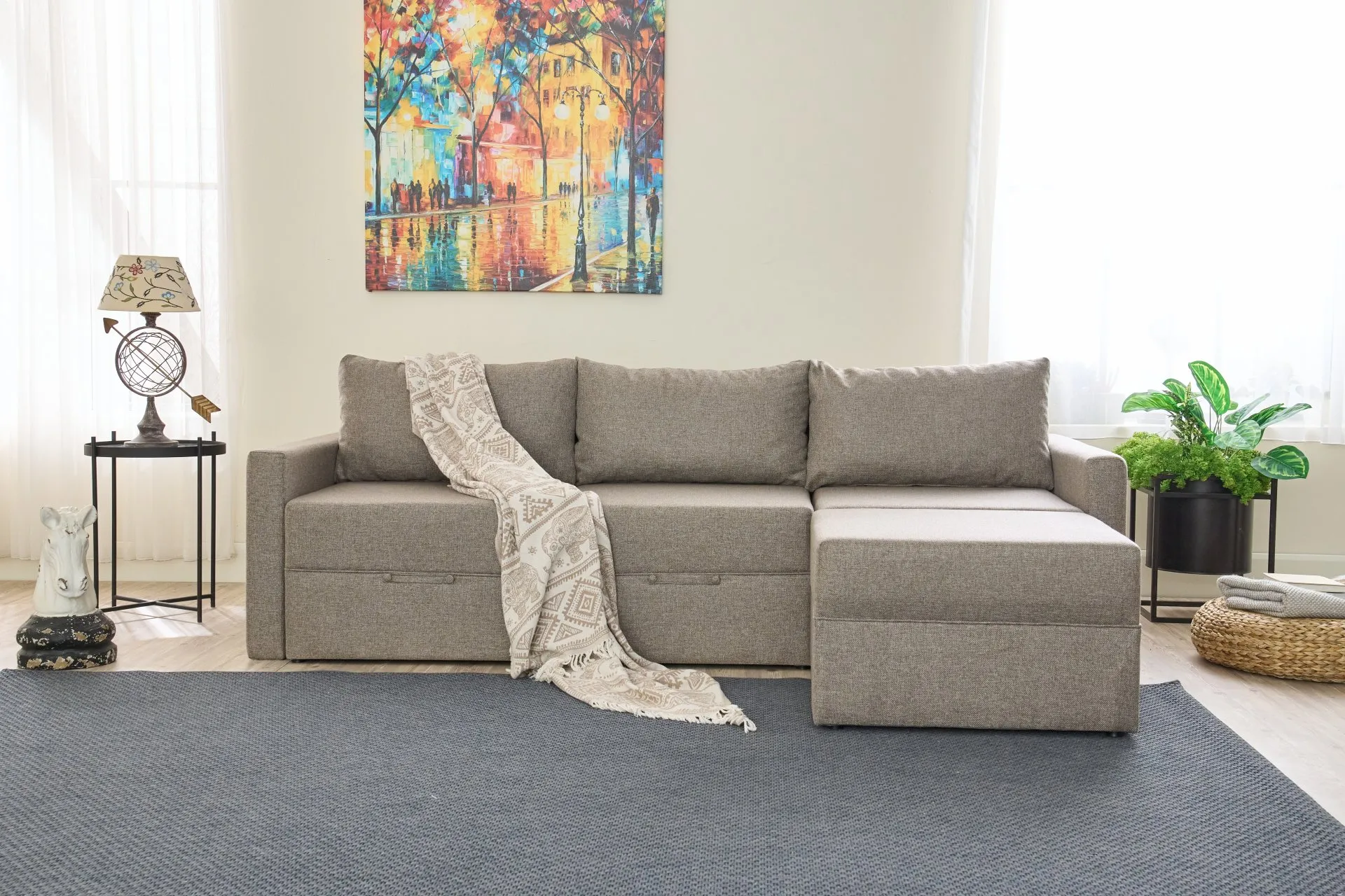 Saros Yataklı Sandıklı Sağ/Sol Köşe Kahve